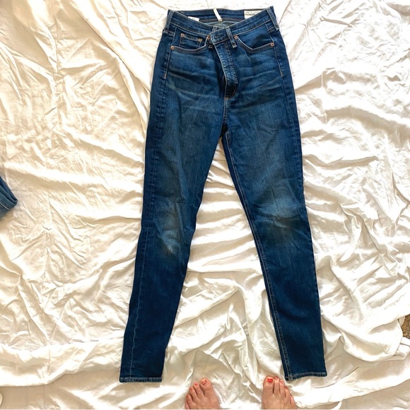 3 Dark Wash HighRise Skinny - Picture 5 of 13